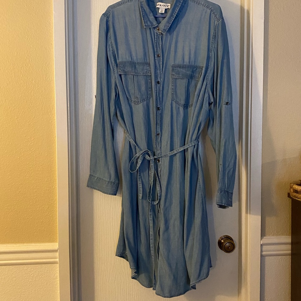 Ava & Viv Chambray Dress